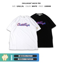 OG pop shop Chillhigh Stink 2016 S S Psychedelic * Trend retro crew neck base short sleeve fashion