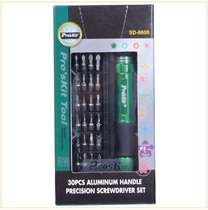 Taiwan Baoworkers SD-9608 30pcs aluminum alloy handle Precision screwdriver set