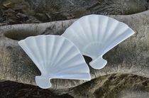 Creative European-style ceramic plate Restaurant tableware Kitchen multi-purpose pure white plate snack plate