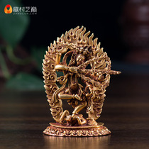 (Tibetan Village) Nepals bronze all gilt gold making Ming Buddhas mother