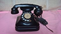 Antique Collection of Japanese old porcelain rubber shell dial telephone telephone with old objects not hand - shaking nostalgia