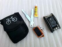 Bicycle repair road mountain bike tire repair tool multi-function portable combination set repair tool kit