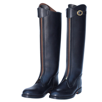 Custom-made leather bottom leather hand-sewn bottom polo boots Equestrian boots Polo boots long barrel equestrian boots