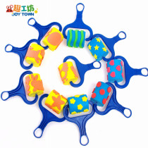 Roller seal set painting brush childrens painting graffiti tool EVA sponge roller roller kindergarten material