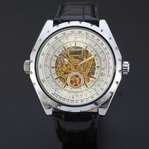 JARAGAR Sports Machinery Watch Fashion Machinery Multi-scale Hollow Belt Mens Personality Creative Watch 101