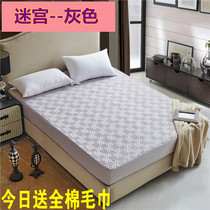 Cotton bed hats cotton bed cover thick protective cover 1 5m mattress 1 8 meters single non-slip bed cover 2