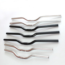 Mountain bike aluminum Xiaoyan handle 450-600 long * 25 4 caliber dead speed car handle stroller handle head bicycle accessories