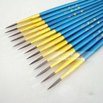 Gouache hook pen Wolf Hao Nylon hairline eyebrow nail art special fine pen Stroke painting pen Gongbi painting Watercolor hook pen