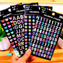 Crystal animal love stickers diy photo album handmade accessories album Life diary travel stickers