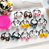 Canned Katunza Hair Leather Fascia Hair Rope Girl South Korea Baby Head Rope Children Hair Circles Fruit Cartoon Animal Hair Accessories