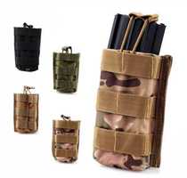 Outdoor M4 camouflage single bag MOLLE Walkie-talkie bag Tactical vest waist pack MC combination bag Battery pendant bag