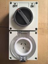 56CV310 waterproof socket with switch 10A 3p Aussie Jinnai Electric outdoor dustproof switch socket