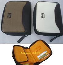 Clear foreign trade 20% short canvas change silver bag key zipper seal fold multi-card function with leather