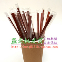 Independently wrapped Coffee Straws coffee sticks mixing rod hot drinks juice straws double hole Coffee Straws 500
