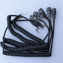 Dark green TY43K7TI lower 121 115 radio station 7-hole handle headset microphone with wire plug