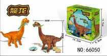 Rongkai electric dinosaur 66050 light music projection laying eggs walking childrens toys mixed batch