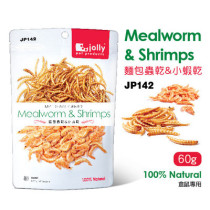 2 packs JOLLY bread worm dry small shrimp dry hamster snacks 60gJP142 hamster pregnant with food