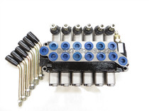 ZT12 series multi-way directional control valve Chrome-plated spool High hardness anti-rust wear-resistant can be customized imperial G1 2 interface