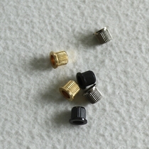 New electric guitar String cap snap Tele Back string holder Set of 6 Silver black gold