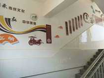 Campus cultural wall decoration stair aisle Rural party building socialist values outdoor exhibition board special hot sale