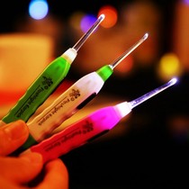 Childrens buckle earwax earwax cleaning ear scoop glowing ear spoon with lamp ear picking tool ear scoop