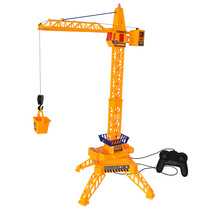Electric remote control engineering vehicle model childrens tower crane line control Crane Engineering tower crane crane toy