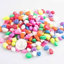 Fish tank aquarium aquarium water tank landscape turtle tank bonsai flower pot decorative colored stone 500g