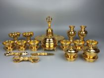 Shingon Vajra Tang Secret Dharma device Shingon Dharma Device Tang Secret Dharma device Gold-plated one-sided device Gold medium