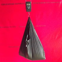 32 black convenient bag Plastic film bag Vest bag portable garbage bag market bag horse clip shopping bag full