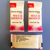 A one-time 8 gr soap for a hotel hotel