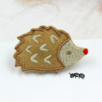 New product first cute little hedgehog embroidery cloth patch patch patch DIY clothing accessories