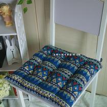 Bohemian Ethnic Wind Pad Cotton Linen Chair Cushion Autumn Winter Warm Thickening Cushion Nail pad Steamed Bread tatami mat