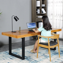 Simple modern solid wood computer desk desktop home living room table rectangular simple desk desk desk desk