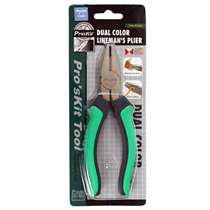 Taiwan Baogong 1PK-052DS two-color titanium electrical tongs Tiger pliers 6-inch wire cutters imported scissors