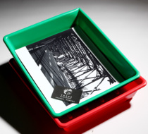 Promotional development plate photo washing plate black and white darkroom black and white photo enlargement suitable for 12-inch black and white photo paper