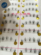Factory direct sale Taiwan pure handmade false eyelashes 224# transparent stalk