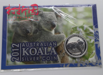 2012 Australian Koala Silver Coin.1 ounces.Koala Silver Coin.Original Card Coin.Fidelity.Five Crowns