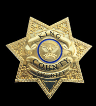 American drama walking dead Sheriff cap badge the walking dead metal badge pure copper Walker cap badge