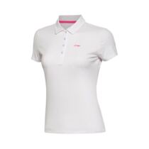 Li Ning LINING Tennis training series womens short-sleeved Polo APLL036-1 Summer special clearance