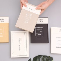 Green Wo Chi Brief Creative Little Fresh A5 Fine Clothing Book this notepad This notepad thickens hardface Transcript of notes Day of the day