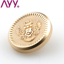 AYY buttons British Fashion Crown Metal buttons Coat Suit Jacket Jacket Sweater Gold buttons