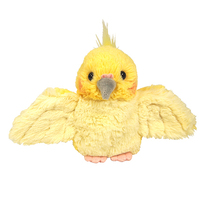 Japan spot sunlemon bird fluffies parrot doll simulation plush toy animal