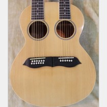 Double head acoustic guitar Hawaiian guitar personality guitar feeling factory direct sales can be customized production