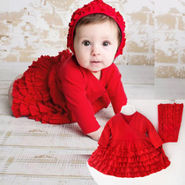 Newborn Baby Clothes 6 Months Spring Autumn Season Pure Cotton Full Moon Long Sleeve Spring Summer 0-1 100 Days Even Dress Woman Baby