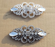 High-end shiny metal large buckle Crystal glass diamond buckle Rhinestone buckle Fur coat clothes decorative buttons