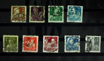 Ordinary Stamp Letter Pin Pupvotes Poup 8 Works of Agricultural Soldiers Pattern Pure Letto and Sell Tickets
