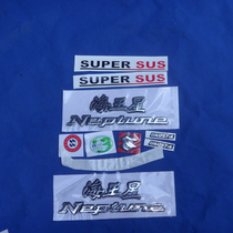 Applicable carburetor version New Neptune full car decal UA125T-A full car decal sticker