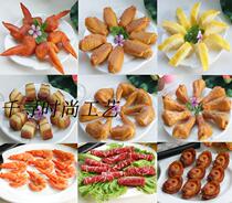 Simulation food model props Simulation beef roll ribs pork belly bacon braised meat Chicken wings chicken claws Food