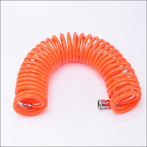 PU material 8 * 5 10 * 6 5 12 * 8 spring tube screw tube telescopic air duct with connector