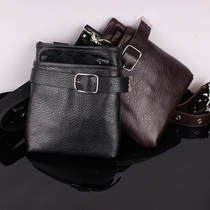 Leather scissors package Hairdresskit skewed across hair stylist retro bag barber pet scissors bag